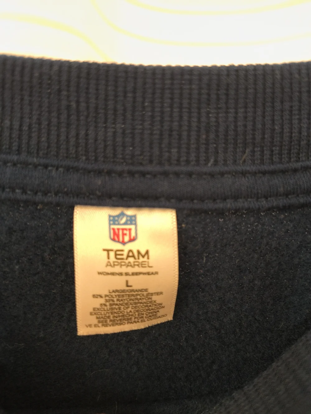 Nfl Apparel navy crewneck
